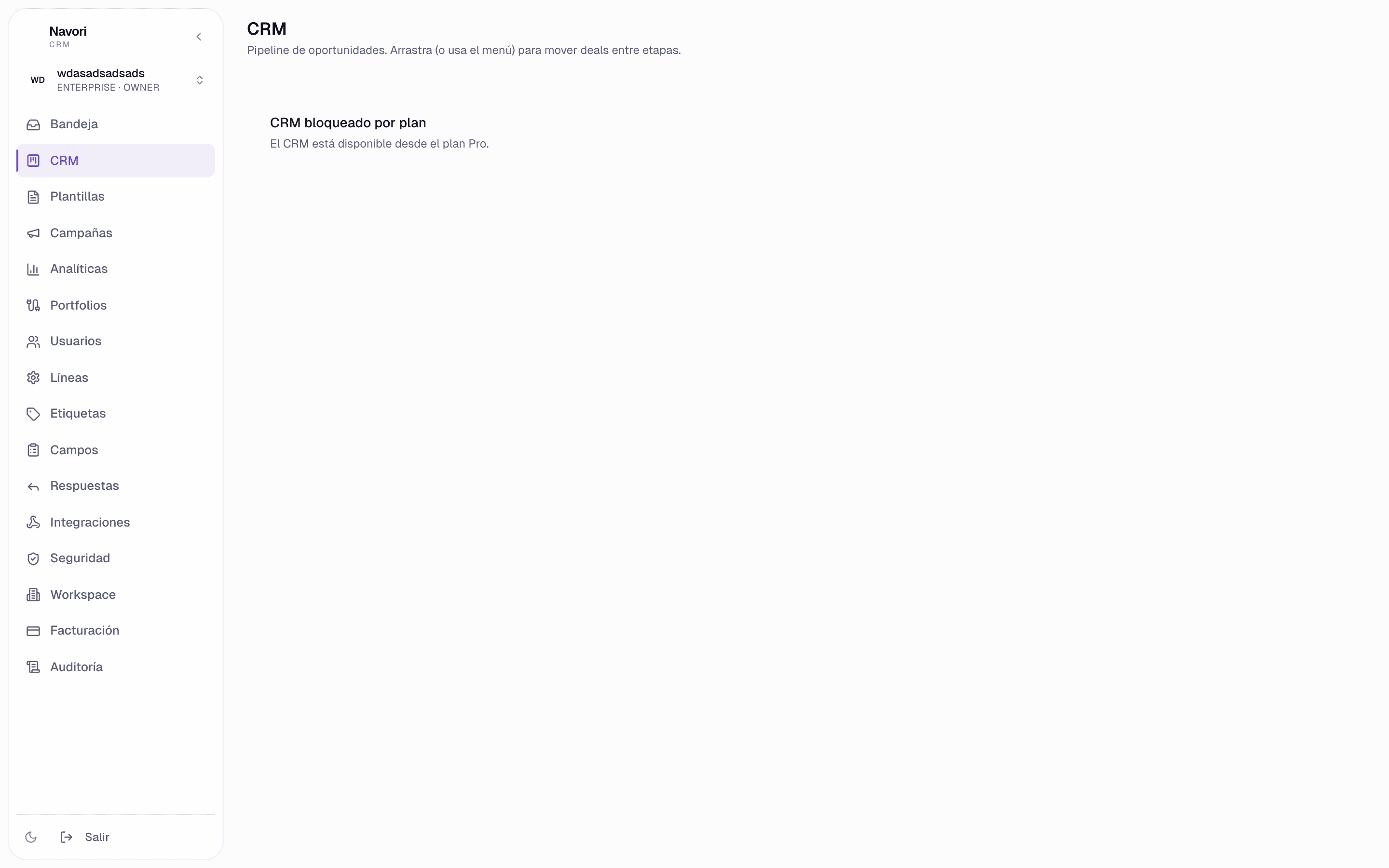 Pipeline CRM